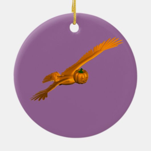 Orange Eagle Keramikornament (Hinten)