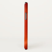 Orange Edelstahl-Metallblick Case-Mate iPhone Hülle (Hinten/Rechts)