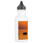 Orange Edelstahlflasche (Links)