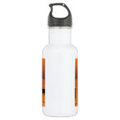 Orange Edelstahlflasche (Rückseite)