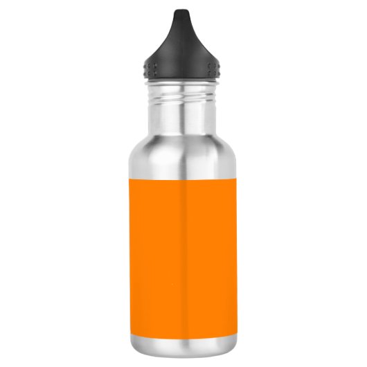Orange Edelstahlflasche (Links)