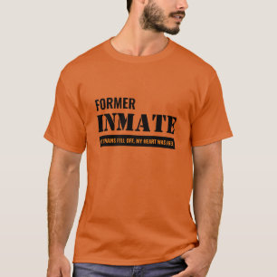 Orange Ehemaliges Gefängnis INMATE Christlich T-Shirt