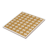 Orange Eifer-Kunst-und Handwerks-Libellen Fliese (Seite)