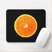 Orange Einfaches Lustiges Passendes Halloween-Kost Mousepad (Mit Mouse)