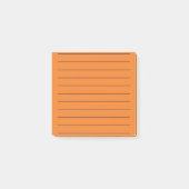 Orange Elegant Stationery Post-it Klebezettel (Vorderseite)