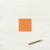 Orange Elegant Stationery Post-it Klebezettel (Auf Schreibtisch)