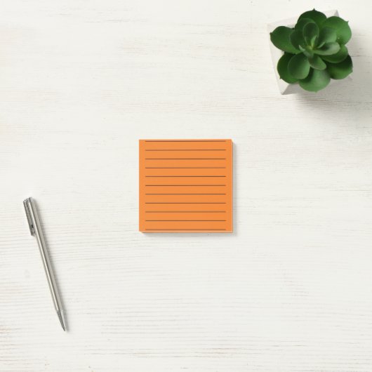Orange Elegant Stationery Post-it Klebezettel (Büro)