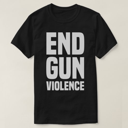 Orange End Gun Gewalt Premium T-Shirt (Design vorne)