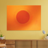 Orange Energy Ball Leinwand (Insitu (Wohnzimmer))