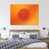 Orange Energy Ball Leinwand (Insitu (Schlafzimmer))
