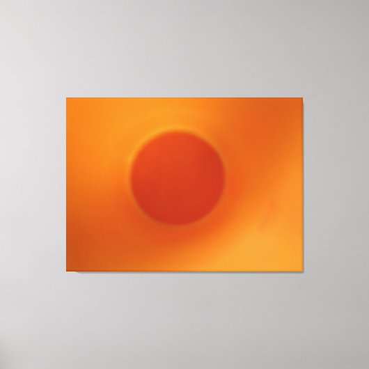 Orange Energy Ball Leinwand (Vorderseite)