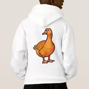 Orange-Enten-Kinder-T-Shirt – Süßes und verspielte Hoodie