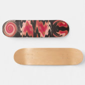Orange Epiphyte Abstrakt Skateboard (Horizontal)