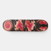 Orange Epiphyte Abstrakt Skateboard (Horizontal)