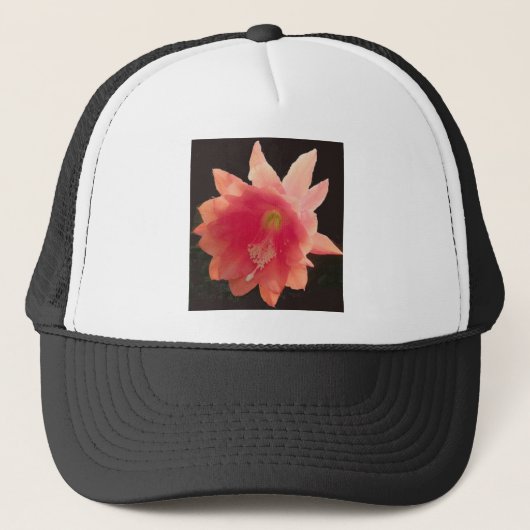 Orange Epiphyte Hat Truckerkappe (Vorderseite)