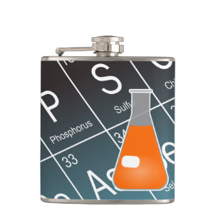 Orange Erlenmeyer (Conical Flask Chemistry) Flachmann