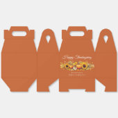 Orange Erntedank Pumpkins Custom Company Party Geschenkschachtel (Ungeklappt)