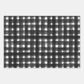 ORANGE ERNTEDANK PUMPKINS MIT SCHWARZEM HINTERGRUN GESCHENKPAPIER SET (Vorderseite 3)