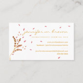 Orange Essential Oils Parfüms Lavendel Botander Visitenkarte (Rückseite)