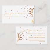 Orange Essential Oils Parfüms Lavendel Botander Visitenkarte (Vorne/Hinten)