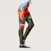 Orange Eukalyptus Blume Tree, Leggings (Rechts)