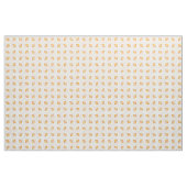 Orange Eulen-Illustrations-Muster Stoff (Fat Quarter (45,7 x 55,9 cm))