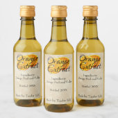 Orange Extract Custom Label Weinetikett (Flaschen)