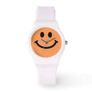 Orange Face Armbanduhr