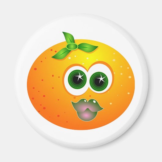 Orange Face Magnet (Vorne)
