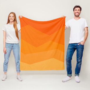 Orange Fade Fleecedecke