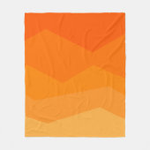 Orange Fade Fleecedecke (Vorderseite)
