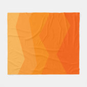 Orange Fade Fleecedecke (Vorderseite (Horizontal))