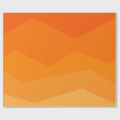 Orange Fade Geschenkpapier (Flach)