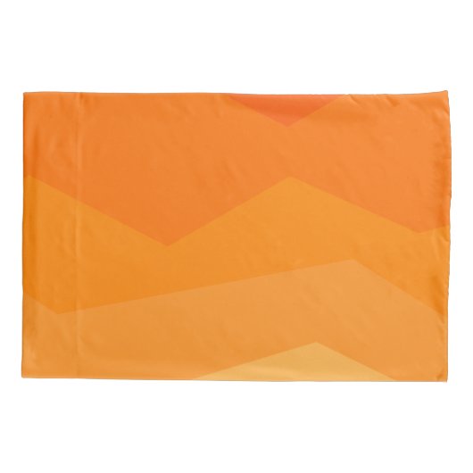 Orange Fade Kissenbezug (Rückseite)