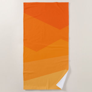 Orange Fade Strandtuch