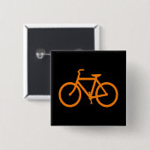 Orange Fahrrad Button (Vorne & Hinten)