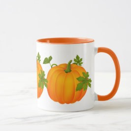 Orange Fall Pumpkin Kaffee Tasse