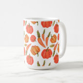ORANGE FALL PUMPKINS & CARROTS KAFFEETASSE (VorderseiteRechts)