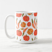 ORANGE FALL PUMPKINS & CARROTS KAFFEETASSE (Links)