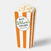 Orange Fall Special Event Movie Night Popcorn Geschenkschachtel (Geplatzt)