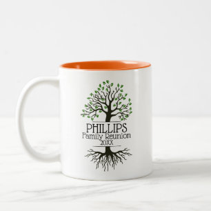 Orange Family Wiedersehen Zwei-Tonen-Kaffee Zweifarbige Tasse