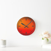 Orange fantastische Farben Wall Clock Runde Wanduhr (Zuhause)