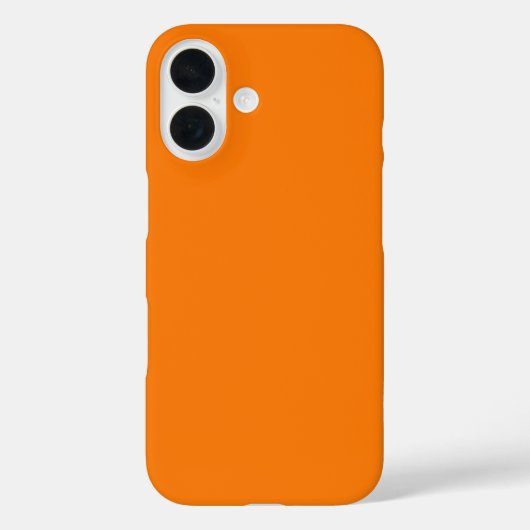 Orange Farbe Case-Mate iPhone Hülle (Rückseite)