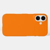 Orange Farbe Case-Mate iPhone Hülle (Rückseite (Horizontal))