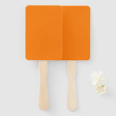 Orange Farbe Fächer (Vorne und Hinten)