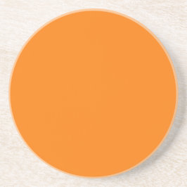Orange Farbe Getränkeuntersetzer