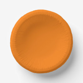 Orange Farbe Pappteller