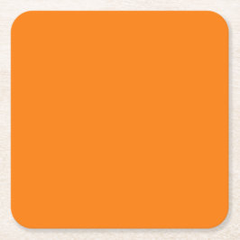 Orange Farbe Rechteckiger Pappuntersetzer