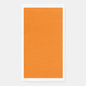 Orange Farbe Serviette (Vorderseite)
