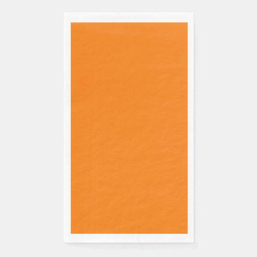 Orange Farbe Serviette (Vorderseite)